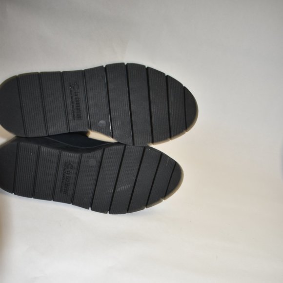 LA CANADIENNE GEORGINA Stretch Fabric Wedge Platform Bootie Size 6 M - Picture 9 of 11